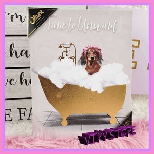 NWT {Oliver Gal} Dog in a Tub Wall Decoration NWT